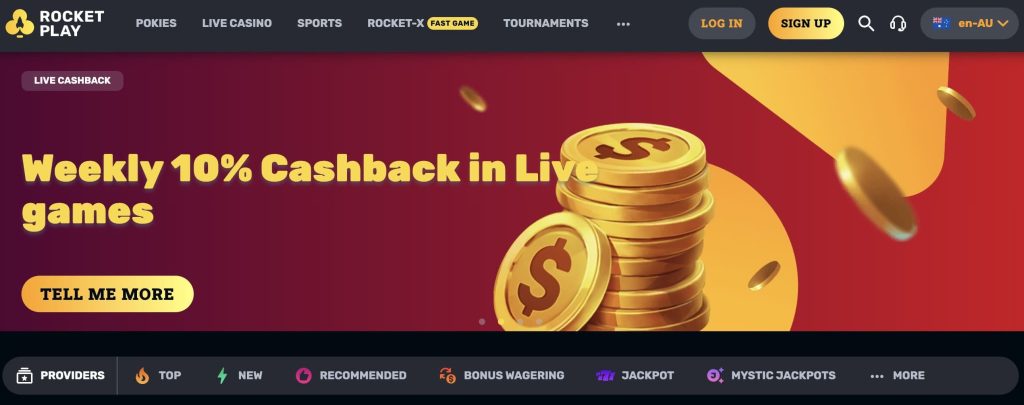 Main Page Rocket Play Casino