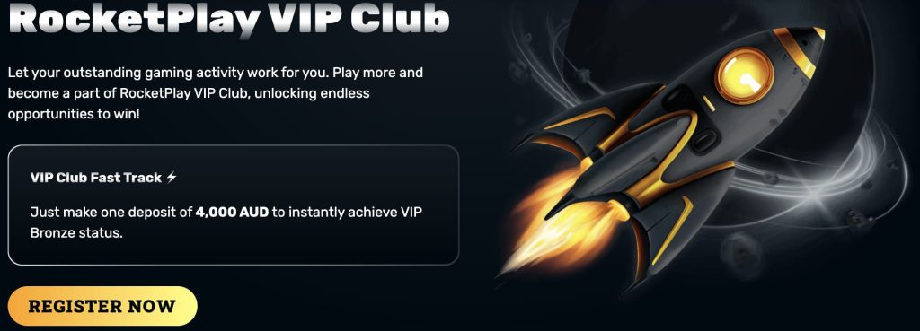 VIP club at RocketPlay Casino
